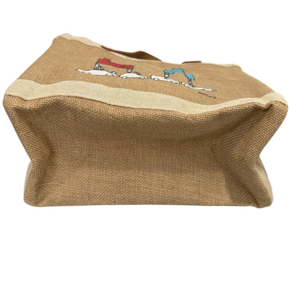 NEW Apolis LA Market Bag Limited Edition Artist Geoff McFetridge Jute Tote 11" - Picture 6 of 10
